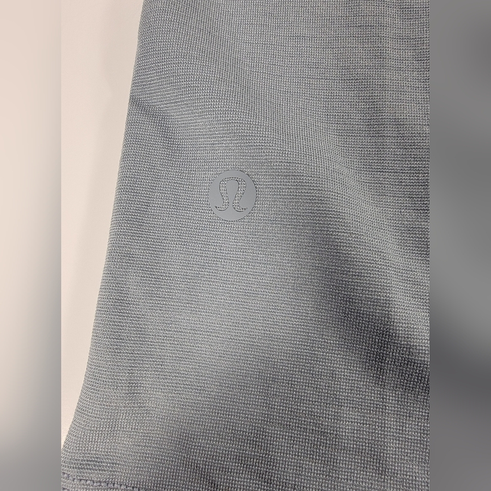 Lululemon Shirt Men's Medium Blue Evolution Polo Active Stretch Short Sleeve - Picture 9 of 9